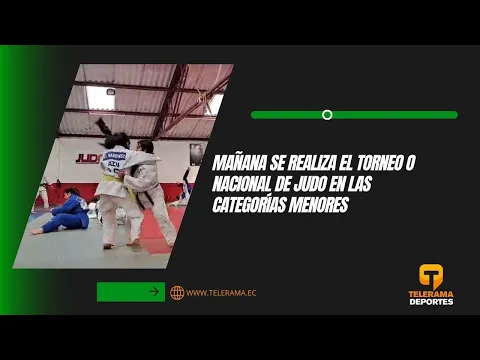 Mañana se realiza el torneo o nacional de judo en las categorías menores