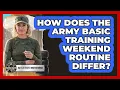 How Does The Army Basic Training Weekend Routine Differ