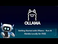 AI in Testing Ollama Tutorial for Beginners Install Models CLI API How It Works