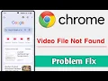 Chrome File Not Found Problem Solve