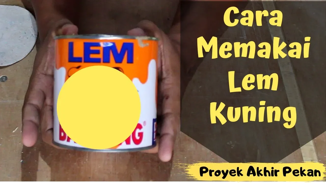 Tips Cara Menggunakan Dengan Mudah Lem Fox Kuning Tidak Terbuang Kering Easy Using Glue Efficient