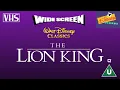 Lagu Closing to The Lion King - Special Widescreen Edition UK VHS (1996)