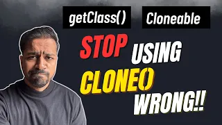 Java clone Is BROKEN getClass Cloneable Real Alternatives Explained Interview Questions