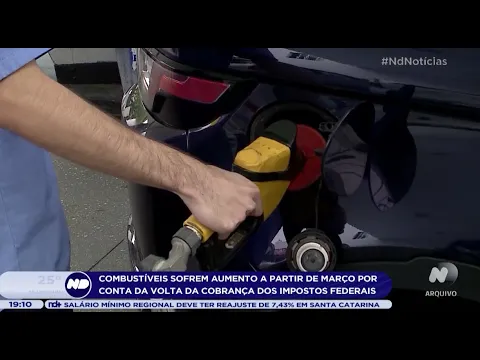 Combustíveis sofrem aumento a partir de março por conta da volta da cobrança dos impostos federais