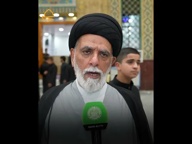 أساتذة وطلبة الحوزة العلمية وكافة شرائح المجتمع يحضرون تأبين العلامة السيد محمد علي بحر العلوم