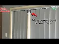 How to fix vertical blinds in seconds