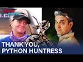 Florida s Python Huntress Takes Kosta Snake Hunting The Daily Show