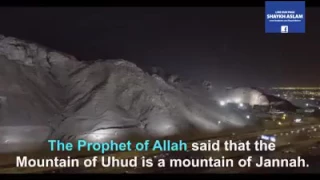 Muhammad Milad Raza Qadri On Mountain Ohud Reciting Naat