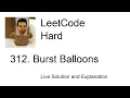 312 Burst Balloons Leetcode Hard Updated in