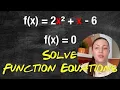 How To Solve Function Equations - Junior Cycle Maths