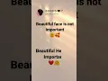 Download Lagu Beautiful face is not important 🙂🥰 new instagram reels 😍#shorts #faketweet #aesthetic #quotes