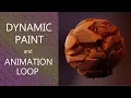 BLENDER - Abstract Animation Loop and Dynamic Paint