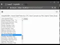 Store DateTime As UTC And Convert