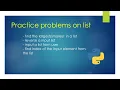 Programs on lists using built-in functions Unit-2 term-2 Class - 11th CBSE Computer Science