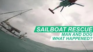 Coast Guard Rescue Man & Dog from Sailboat in Hurricane Helene – Ep 297 – Lady K Sailing