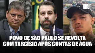 💥Privatização da Sabesp expõe crime de Tarcísio contra povo💥Água mais cara revolta periferias de SP💥