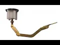 Pull out Bathtub Drain stopper with Guide Rocker Arm and how to put it back
