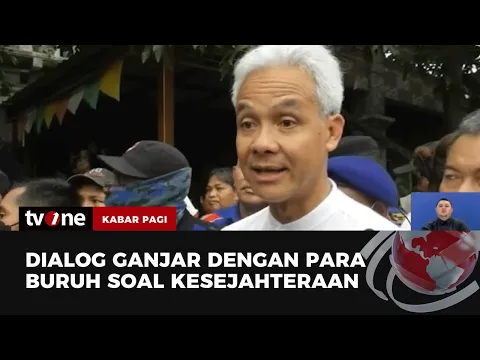 Ganjar Temui dan Berdialog dengan Buruh di Tangerang