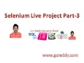 Selenium Live Project Part - 3