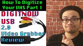 DigitNow USB 2 0 Grabber Review How To Digitize Your VHS Part 1