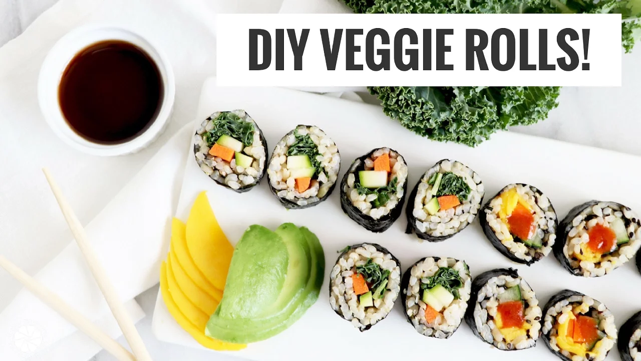 Homemade Veggie Rolls   Gluten-Free, Plant-Based Recipe   Healthy Grocery Girl