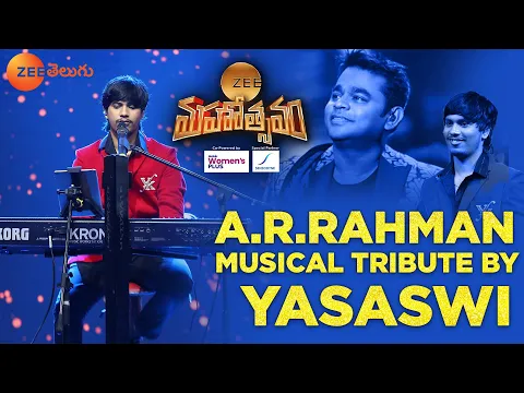 Download MP3 Yasaswi Kondepudi LIVE Performance - Tribute to A R Rahman - Zee Mahotsavam 2021 - Zee Telugu