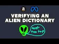 Verifying an Alien Dictionary - Leetcode 953