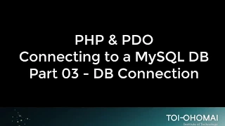 PHP PDO 03