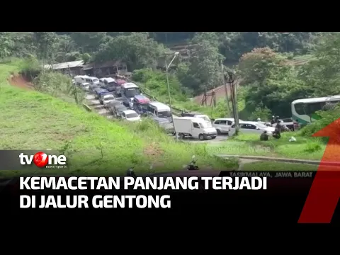 Antrian Panjang Arus Balik di Jalur Gentong Tidak Bergerak Selama Lima Jam