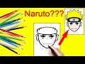 Easy Drawing - How to Draw Naruto Naruto Coloring Pages
