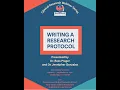 Research Methods How can you write protocols that are clear replicable and publication ready