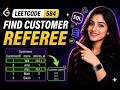 SQL Interview Question Find Customer Referee BigQuery Leetcode