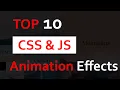 Top 10 Stunning CSS Javascript Effects 2020 with Source Code
