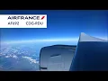 Full Flight 4k CDG-RDU AF 692 B777-2 Premium Economy