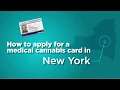 How to apply to become a New York medical cannabis patient