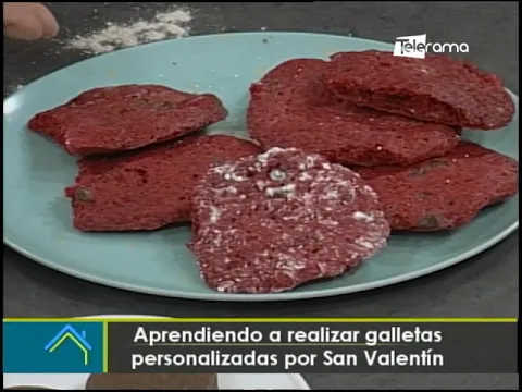Aprendiendo a realizar galletas personalizadas por San Valentín