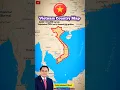 Vietnam Country Map 🌍 Population (2025 est.): Around 100 million Area: ~331,000 sq km #vietnam #map