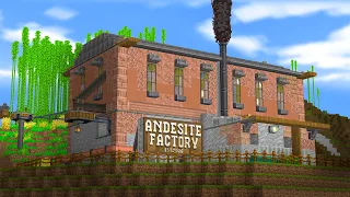 I Built an Andesite Factory in Survival Create