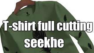  t shirt cutting gents t shirt design cutting very easy 