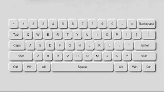 Make a Keyboard using HTML and CSS 2020