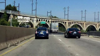 Schuylkill Expressway Interstate 76 Exits 354 to 331 westbound
