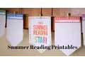 Summer Reading Printables