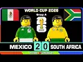 Mexico vs South Africa 2-0 World Cup 2026 Goals Highlights LEGO