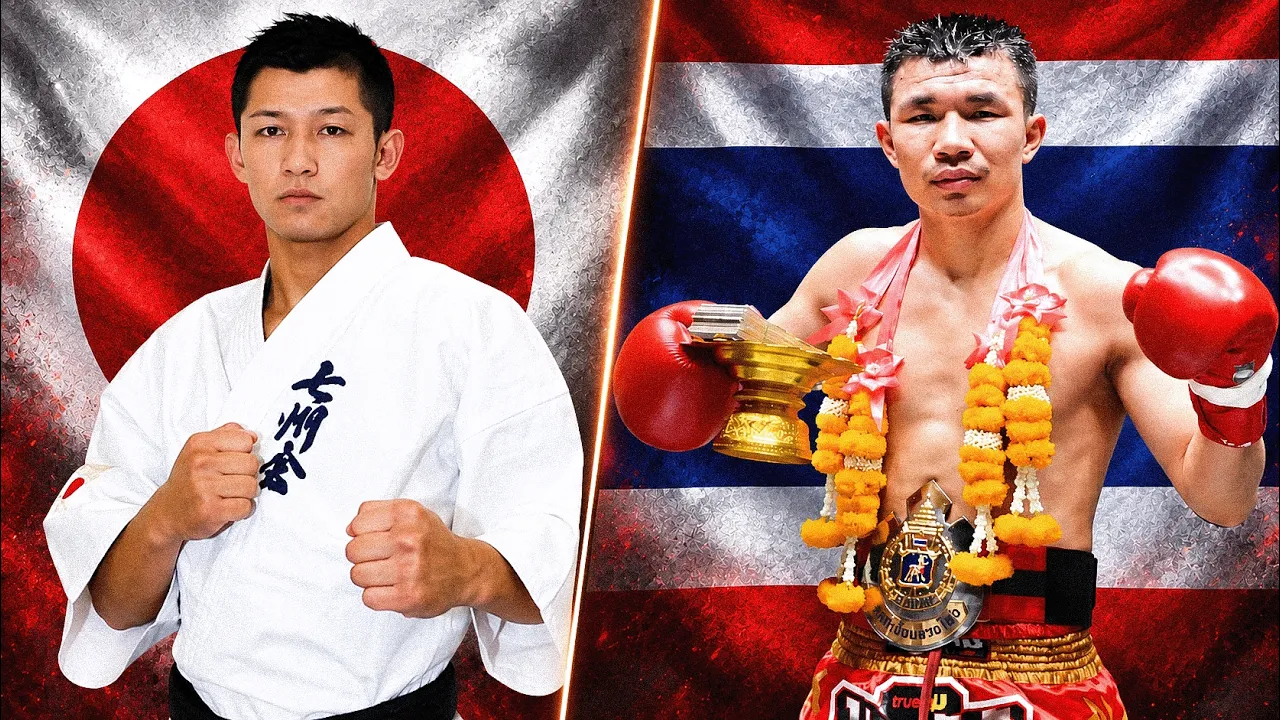 KARATE VS. MUAY THAI 🥋🥊 Hiroki Akimoto vs. Capitan | Kickboxing World Title Full Fight