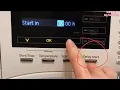 How to use Miele washing machine W1 series delay start function 2023