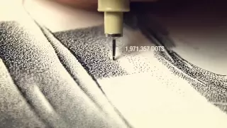 الرسم بالتنقيط اكثر من 3 2 مليون نقطة على لوحة واحدة 