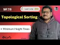 Leetcode 310 Minimum Height Trees in Telugu Kahn s Algorithm BFS Python DSA srkcodes