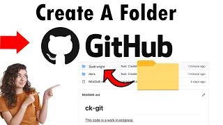 How to Create Folder GitHub Repository 2025 New Update