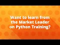 Best Python Training in Bangalore www myTectra com