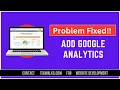 How to Add google analytics to WordPress website - Latest Solution